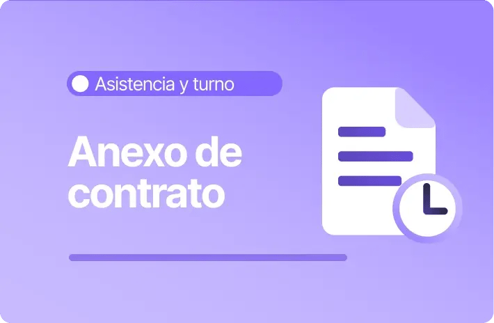 Formato de anexo de contrato por ley 40 horas