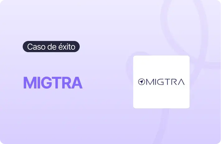 Banner morado claro con la etiqueta 