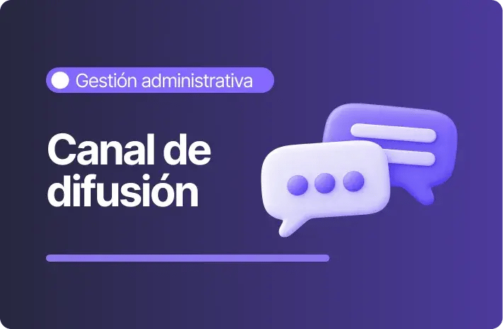 Banner morado con la etiqueta 
