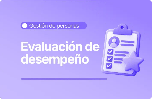 Imagen sobre evaluación de desempeño laboral en gestión de personas, con una lista de verificación y una estrella que representan la medición del rendimiento y el cumplimiento de objetivos de los trabajadores.