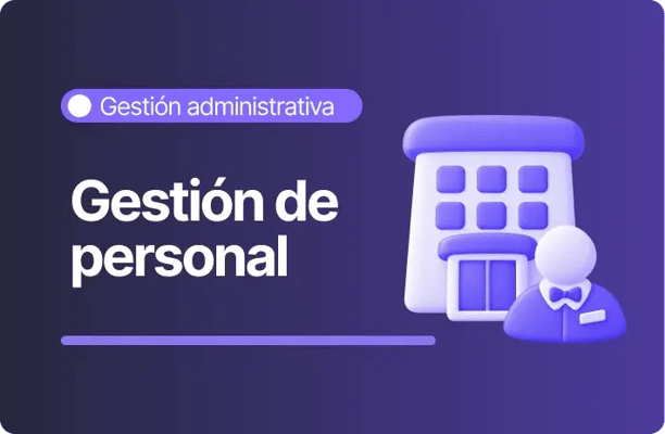 Banner morado con la etiqueta 